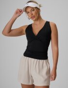 4F Top slim cu fronseuri pentru femei - S