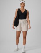 4F Top slim cu fronseuri pentru femei - S
