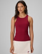4F Top slim din tricot reiat femei - burgundy S