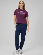 4F Tricou boxy cu imprimeu pentru femei - burgund XS