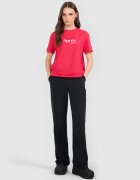 4F Tricou boxy cu imprimeu pentru femei - roșu XS