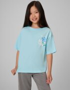 4F Tricou boxy cu imprimeu pentru fete - 122/128 (6-8 ani)