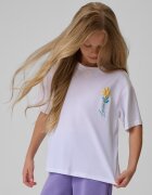 4F Tricou boxy cu imprimeu pentru fete - 122/128 (6-8 ani)