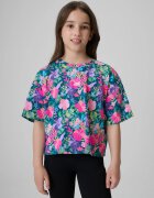 4F Tricou boxy cu imprimeu pentru fete - 122/128 (6-8 ani)
