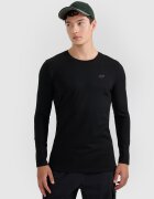 4F Tricou cu mânecă lungă slim unicolor pentru bărbați - M