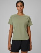 4F Tricou de alergare cu uscare rapidă pentru femei - kaki XS