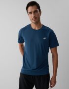 4F Tricou de alergare regular cu uscare rapidă pentru bărbați - denim L