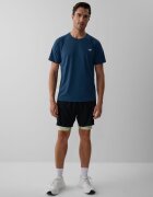 4F Tricou de alergare regular cu uscare rapidă pentru bărbați - denim L