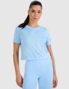 4F Tricou de antrenament crop-top cu uscare rapidă pentru femei - S