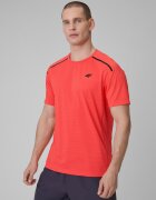 4F Tricou de antrenament cu uscare rapidă pentru bărbați - roșu M