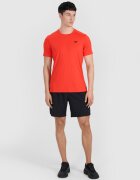 4F Tricou de antrenament cu uscare rapidă pentru bărbați - roșu XXL