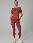4F Tricou de antrenament loose cu uscare rapidă pentru femei - maro XS