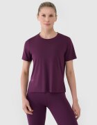 4F Tricou de antrenament oversize cu uscare rapidă pentru femei - XS