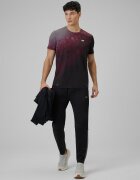 4F Tricou de antrenament regular cu uscare rapidă pentru bărbați - burgund XL
