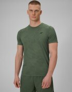 4F Tricou de antrenament regular cu uscare rapidă pentru bărbați - kaki XXL