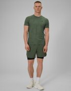 4F Tricou de antrenament regular cu uscare rapidă pentru bărbați - kaki XXL