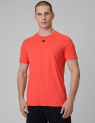 4F Tricou de antrenament regular cu uscare rapidă pentru bărbați - roșu S