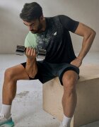 4F Tricou de antrenament regular cu uscare rapidă pentru bărbați - XL