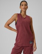 4F Tricou de baschet loose cu uscare rapidă unisex - burgundy S