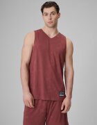 4F Tricou de baschet loose cu uscare rapidă unisex - burgundy S