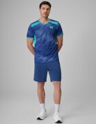 4F Tricou de fotbal regular cu uscare rapidă pentru bărbați - denim S