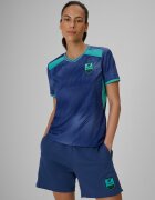4F Tricou de fotbal regular cu uscare rapidă pentru femei - denim M