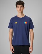 4F Tricou de suporter România pentru bărbați - 3XL