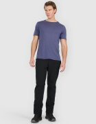 4F Tricou de trekking cu lâna merino pentru bărbați - albastru XXL