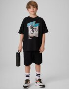 4F Tricou loose cu imprimeu băieți - 122/128 (6-8 ani)