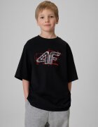 4F Tricou loose cu imprimeu băieți - 122/128 (6-8 ani)