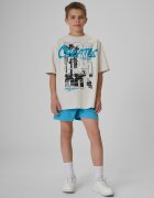 4F Tricou loose cu imprimeu băieți - 122/128 (6-8 ani)