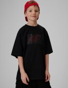 4F Tricou loose cu imprimeu băieți - 122/128 (6-8 ani)