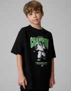 4F Tricou loose cu imprimeu băieți - 134/140 (8-10 ani)