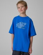 4F Tricou loose cu imprimeu băieți - 122/128 (6-8 ani)