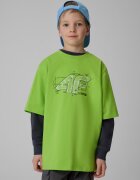 4F Tricou loose cu imprimeu băieți - 146/152 (10-12 ani)