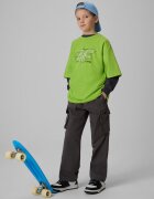 4F Tricou loose cu imprimeu băieți - 146/152 (10-12 ani)