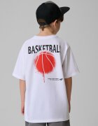 4F Tricou loose cu imprimeu băieți - 122/128 (6-8 ani)