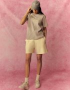 4F Tricou loose cu imprimeu damă - gri S