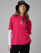 4F Tricou loose cu imprimeu damă - M