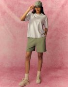 4F Tricou loose cu imprimeu damă - S