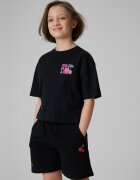 4F Tricou loose cu imprimeu fete - 122/128 (6-8 ani)