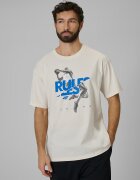 4F Tricou loose cu imprimeu pentru bărbați - S