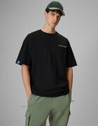 4F Tricou loose cu imprimeu pentru bărbați - S