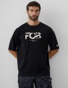 4F Tricou loose cu imprimeu pentru bărbați - S
