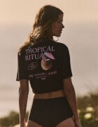 4F Tricou loose cu imprimeu pentru femei - S