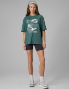 4F Tricou loose cu imprimeu pentru femei - S