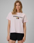 4F Tricou loose cu imprimeu pentru femei - XS