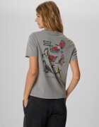 4F Tricou loose cu imprimeu pentru femei - XL