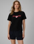 4F Tricou loose cu imprimeu pentru femei - S