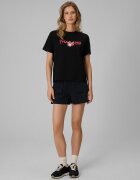 4F Tricou loose cu imprimeu pentru femei - S